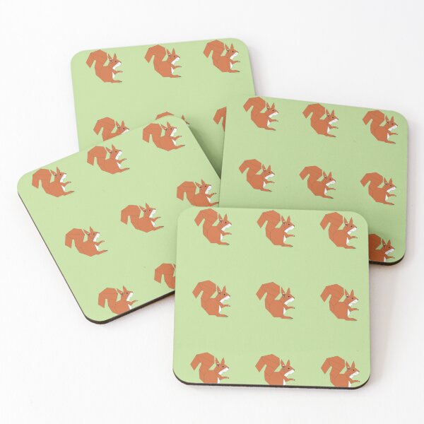 Item preview, Geometric Red Squirrel Patten designed and sold by Caseymakesart.