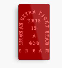 I Feel Like Pablo Kanye West Metal Print