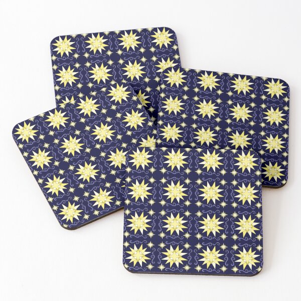 Item preview, Sunlight Star Tile Pattern designed and sold by YikosCastle.