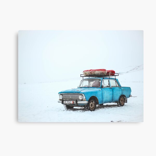 Item preview, car on a snowy road designed and sold by DOKU_TEAM SHIRT.