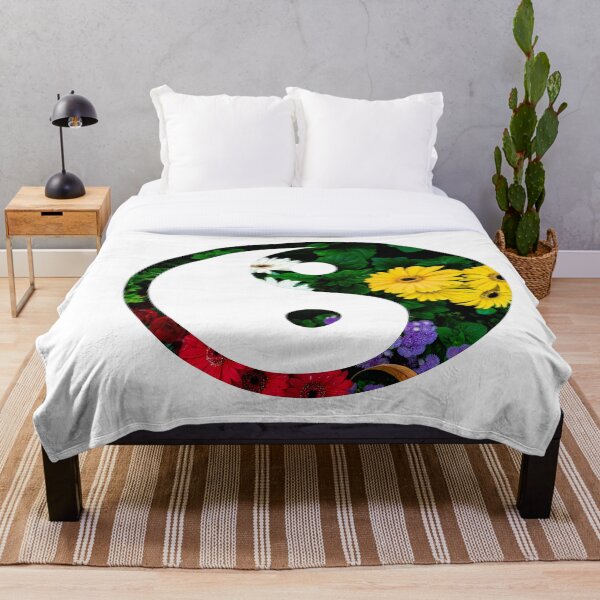 Item preview, Yin and Yang floral design designed and sold by shellyrob.