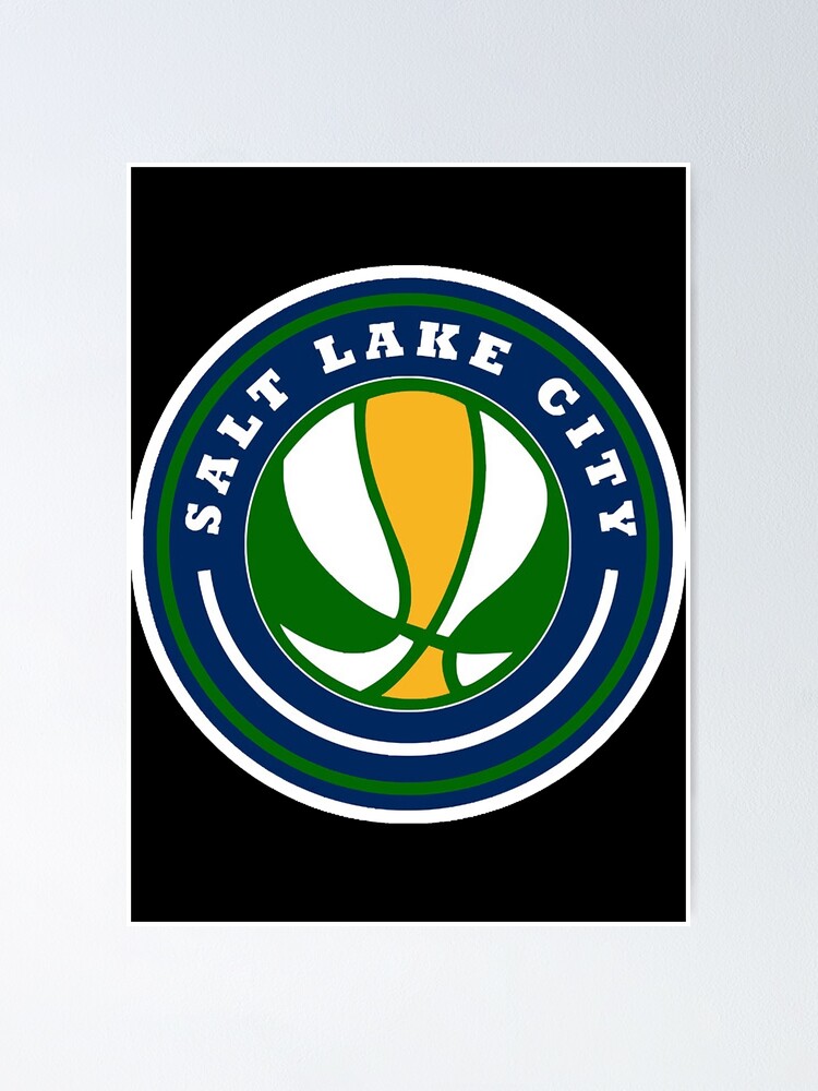 "SALT LAKE CITY BASKETBALL " Poster for Sale by Lascola Redbubble