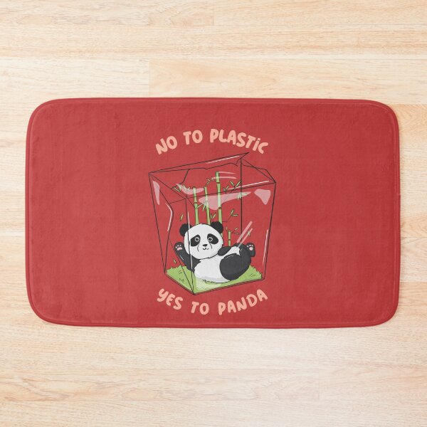 Item preview, No to Plastic, Yes to Panda designed and sold by Daluyong.
