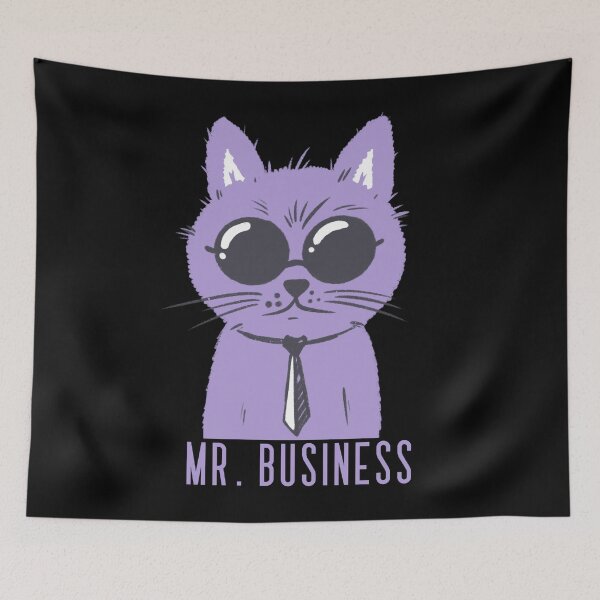 Item preview, Mr. Business Cat designed and sold by LittleFlairTee.