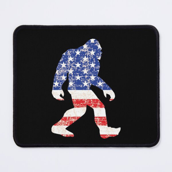 Item preview, Bigfoot Hunting American Flag USA Patriotic Bigfoot designed and sold by GreenTurtleTeez.