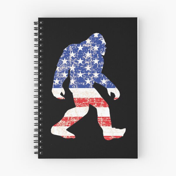 Item preview, Bigfoot Hunting American Flag USA Patriotic Bigfoot designed and sold by GreenTurtleTeez.