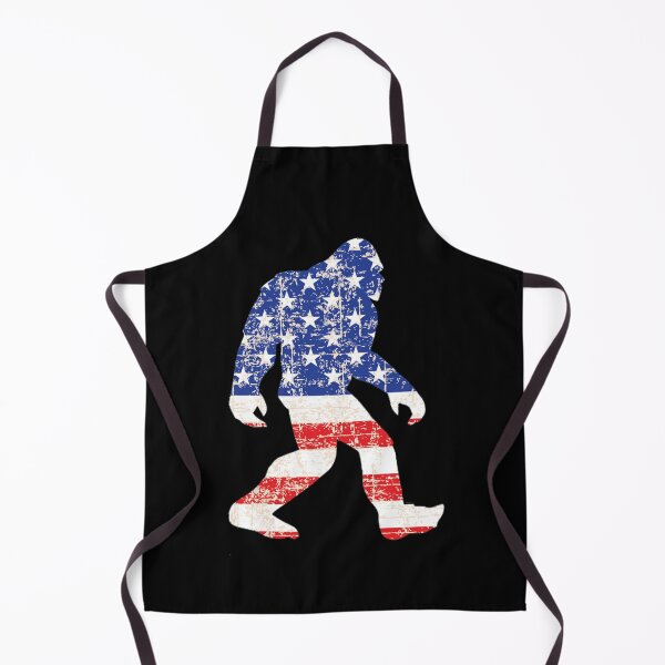 Item preview, Bigfoot Hunting American Flag USA Patriotic Bigfoot designed and sold by GreenTurtleTeez.