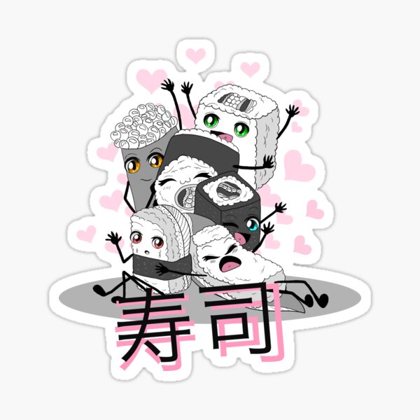 Cute Sushi Squad Sticker