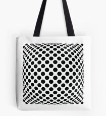 Polka Dot Op Art - "Mad Men" Style Tote Bag