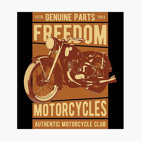 Chopper motorcycle rider Easy Rider Photographic Print