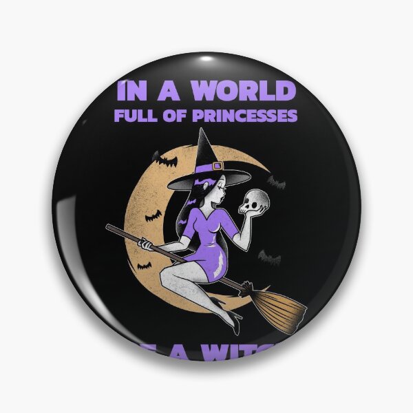 Item preview, In A World Full of Princesses Be A Witch designed and sold by LittleFlairTee.