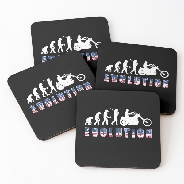Item preview, Chopper Rider Evolution With US Flag Gifts designed and sold by HelloEasyRider.