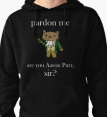 Alexander Hamilcat (White Text) Pullover Hoodie
