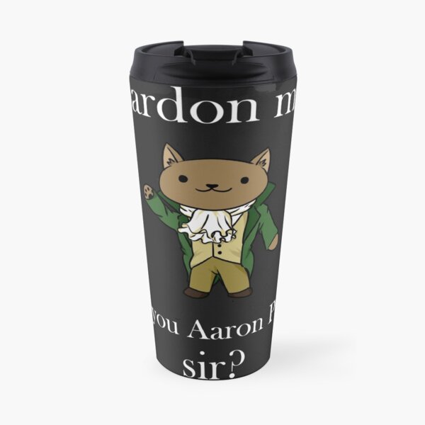 Alexander Hamilcat (White Text) Travel Mug