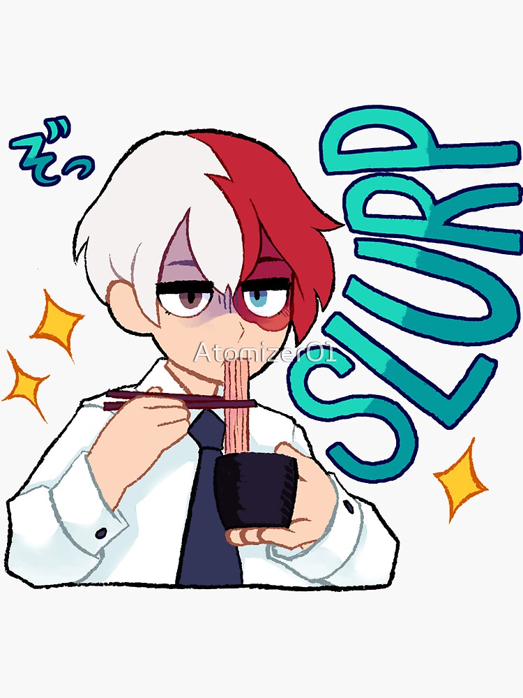 "shoto todoroki soba" Sticker for Sale by Atomizer01 Redbubble