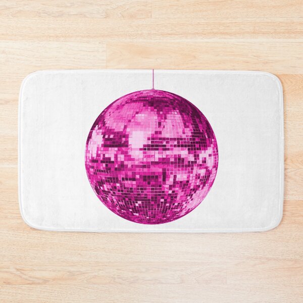 Item preview, Pink Vintage Sparkling Disco Ball on White Background designed and sold by Deborah Camp.
