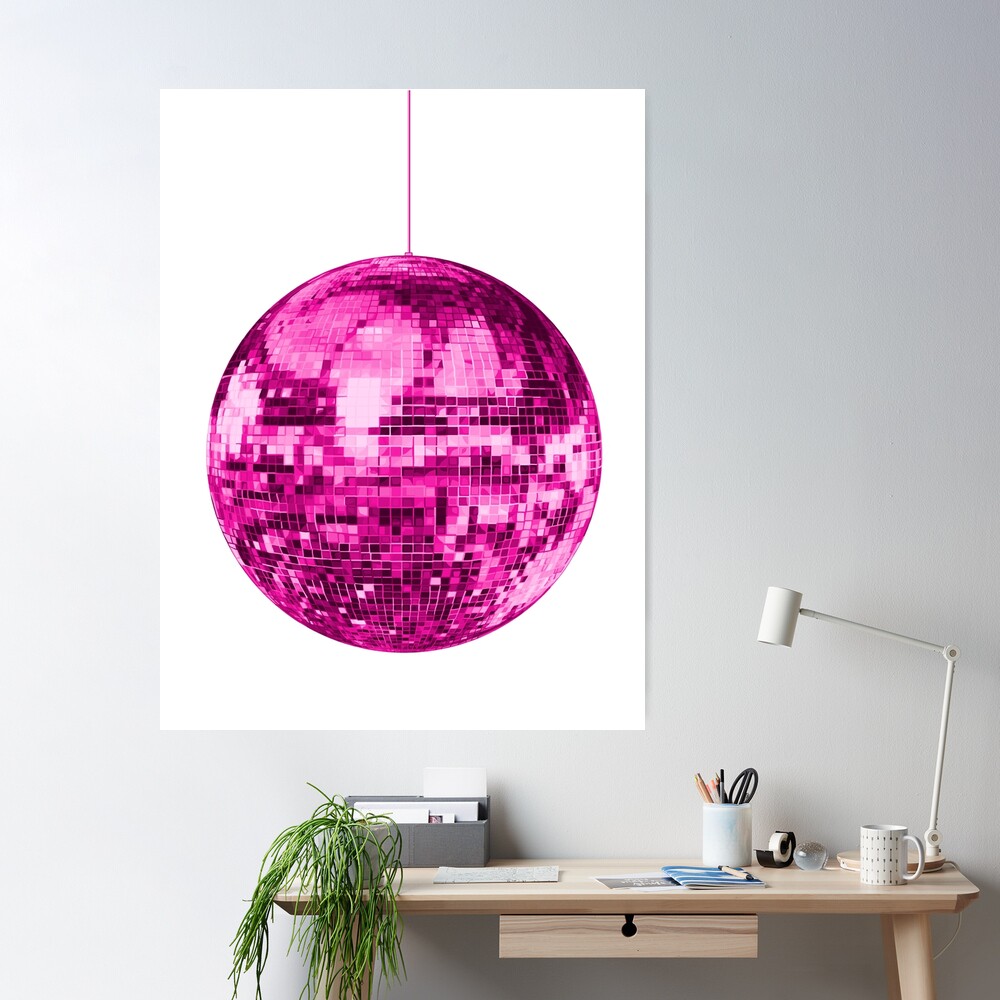 Discoball Pink Sticker - Jungle House
