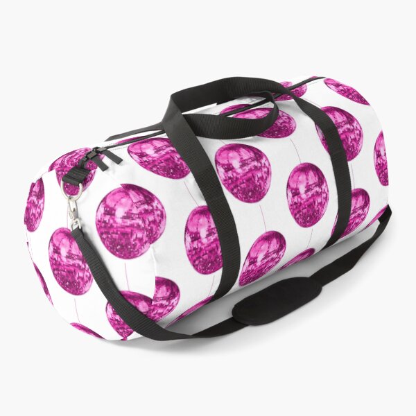 Item preview, Pink Vintage Sparkling Disco Ball on White Background designed and sold by Deborah Camp.