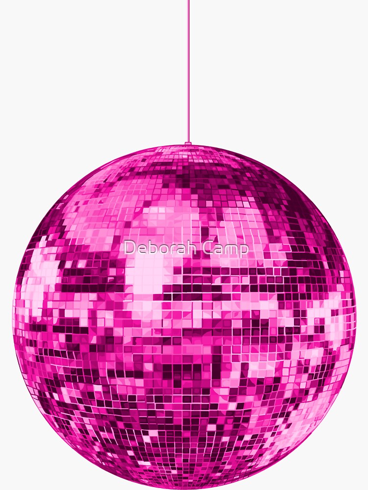 Glamorous party decor: Sparkling disco balls and glitter balloons