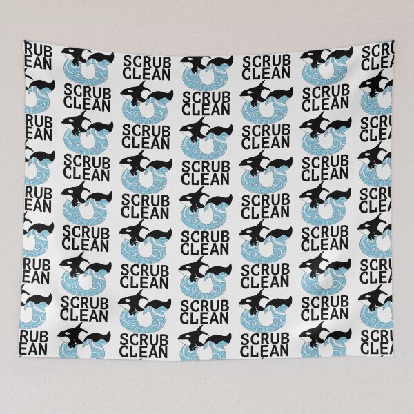 Item preview, Clean and Scrub of the C&S Union Killer Whale designed and sold by LumosLaine.