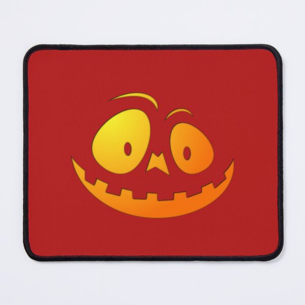 Item preview, Cheeky Pumpkin Face on Blood Red designed and sold by Creepyhollow.