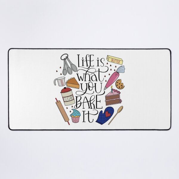 Item preview, Life Is What You Bake It Baking And Dessert Lover Design designed and sold by Gsallicat.