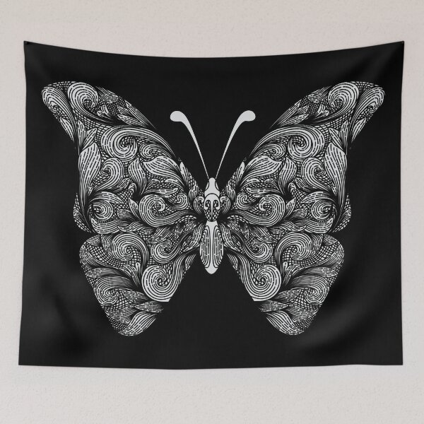 Item preview, Butterfly Line Ornament designed and sold by YMPROJECT.