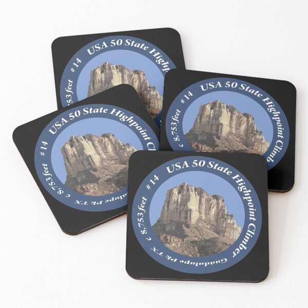 Item preview, Guadalupe Peak TX 14 of 50 States Highpoint Climbers  designed and sold by janraydesigns.