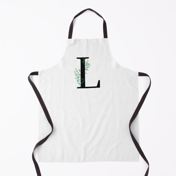 Item preview, L Initial Vine Flower Monogram Decal designed and sold by TrashPandaCreative.