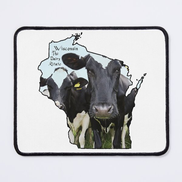 Item preview, Wisconsin Map with Unoffical State Nickname: The Dairy State designed and sold by Havocgirl.