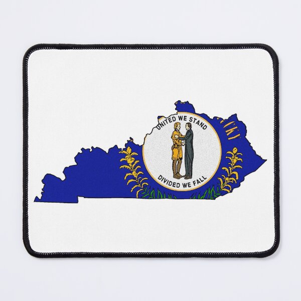 Item preview, Kentucky Map with Kentucky State Flag designed and sold by Havocgirl.