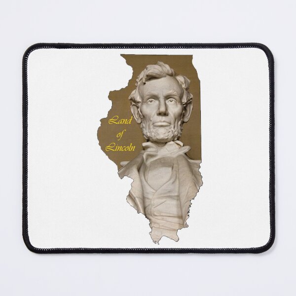 Item preview, Illinois Map with State Nickname: The Land of Lincoln designed and sold by Havocgirl.