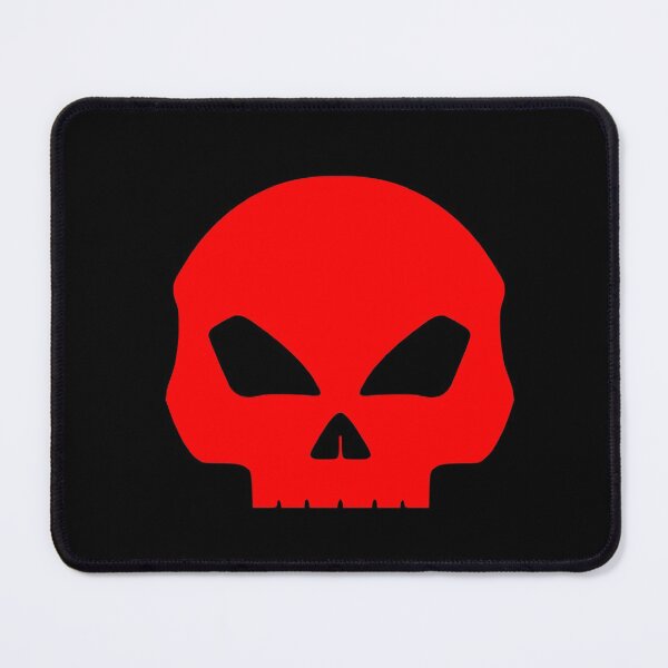 Item preview, Red Death Skull on Black designed and sold by Creepyhollow.