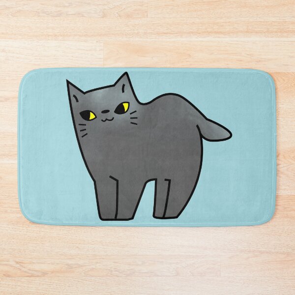 Item preview, Watercolour Grey Kawaii Cat designed and sold by DAFIN.