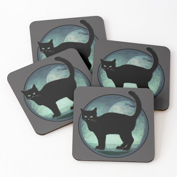Item preview, Spooky Halloween Black Cat designed and sold by Designs By YL.