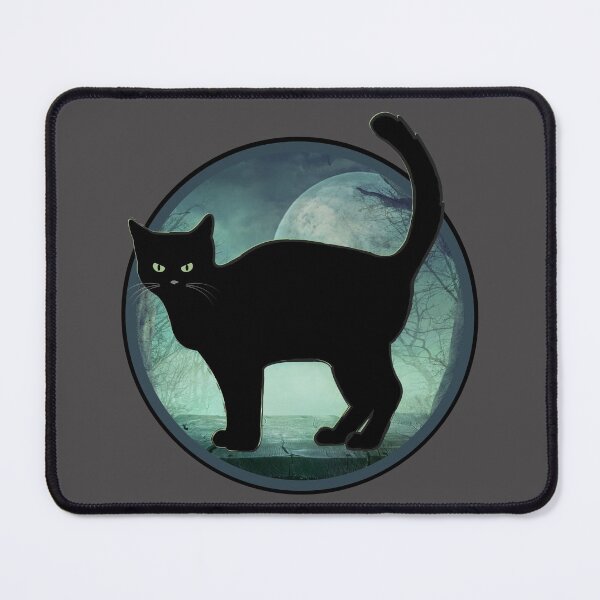 Item preview, Spooky Halloween Black Cat designed and sold by Designs By YL.