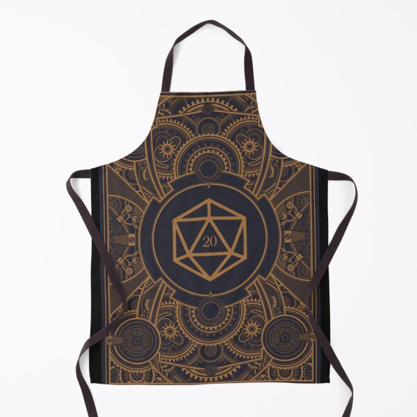 D20 Dice Steampunk Mech Classic Apron