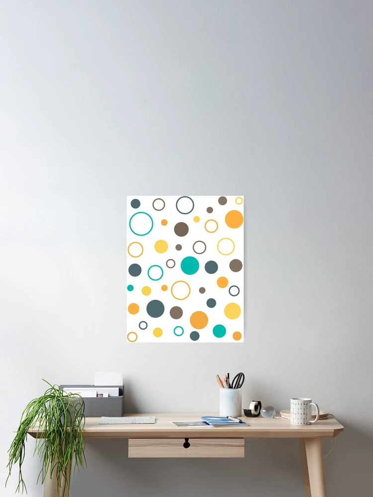 Thumbnail 2 of 3, Poster, Circular Abstract Pattern designed and sold by Q3Designs.