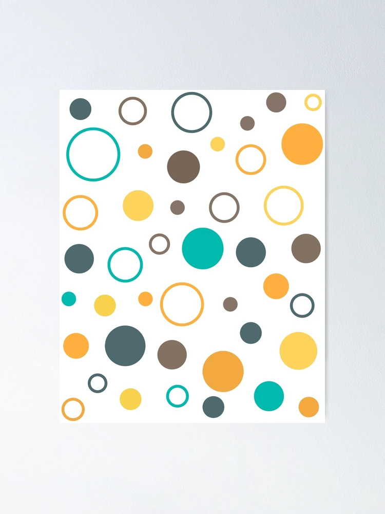 Thumbnail 1 of 3, Poster, Circular Abstract Pattern designed and sold by Q3Designs.