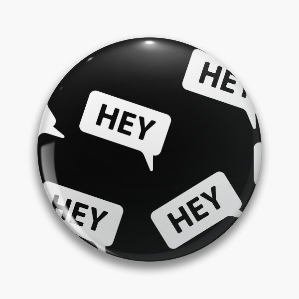 Item preview, Minimal black conversation Hey Tag designed and sold by LeonardCooray.