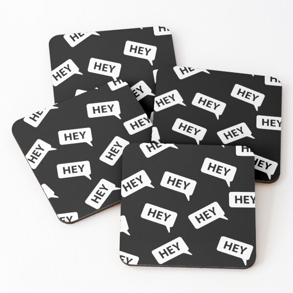 Item preview, Minimal black conversation Hey Tag designed and sold by LeonardCooray.