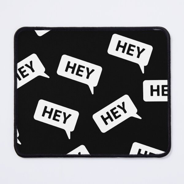 Item preview, Minimal black conversation Hey Tag designed and sold by LeonardCooray.