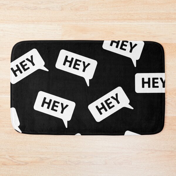 Item preview, Minimal black conversation Hey Tag designed and sold by LeonardCooray.