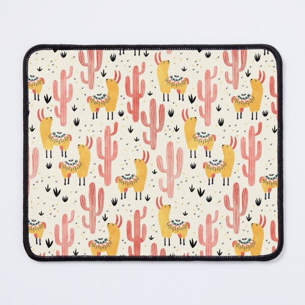 Item preview, Yellow Llamas Red Cacti designed and sold by Lidiebug.
