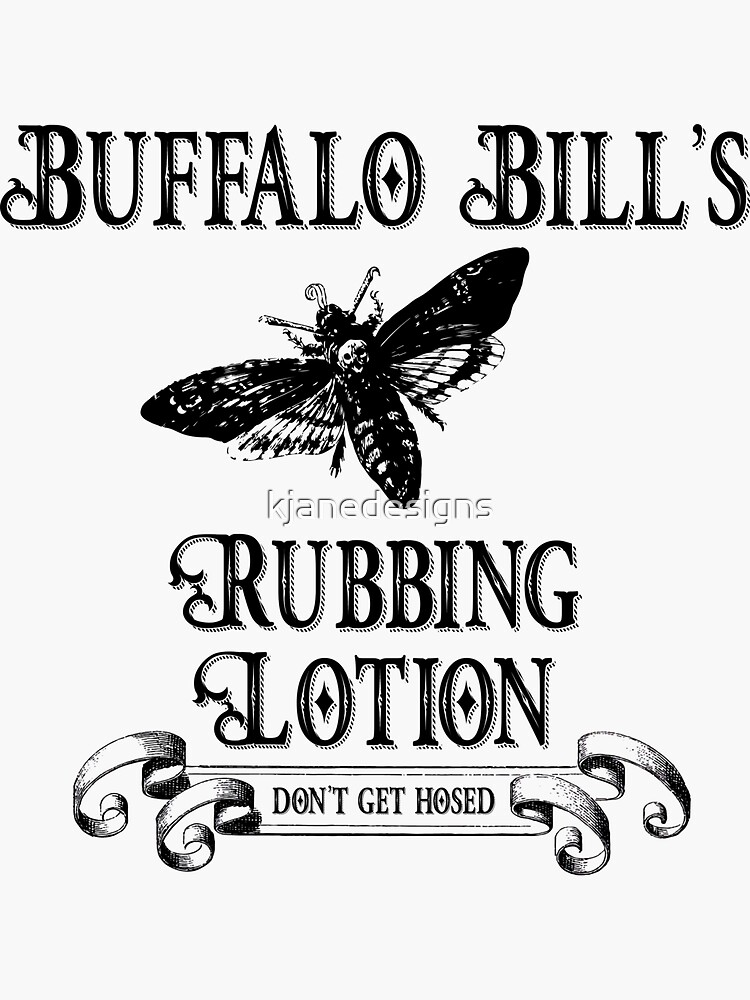 Thumbnail 3 of 3, Sticker, Buffalo Bill's Rubbing Lotion designed and sold by kjanedesigns.