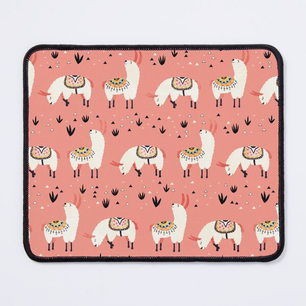 Item preview, White Llamas in a pink desert designed and sold by Lidiebug.