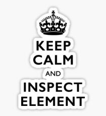 Inspect Element Sticker