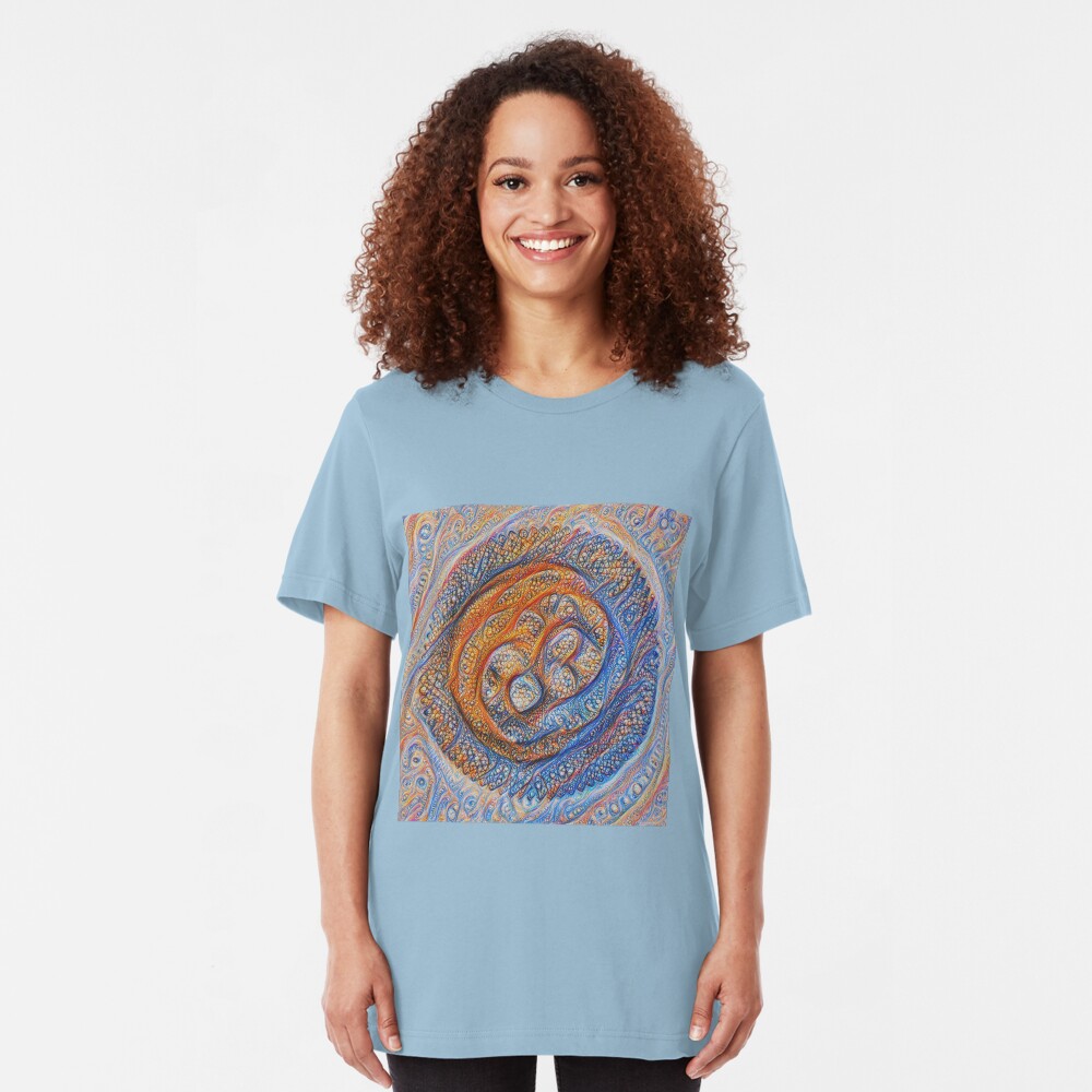 Orbits #DeepDream Slim Fit T-Shirt