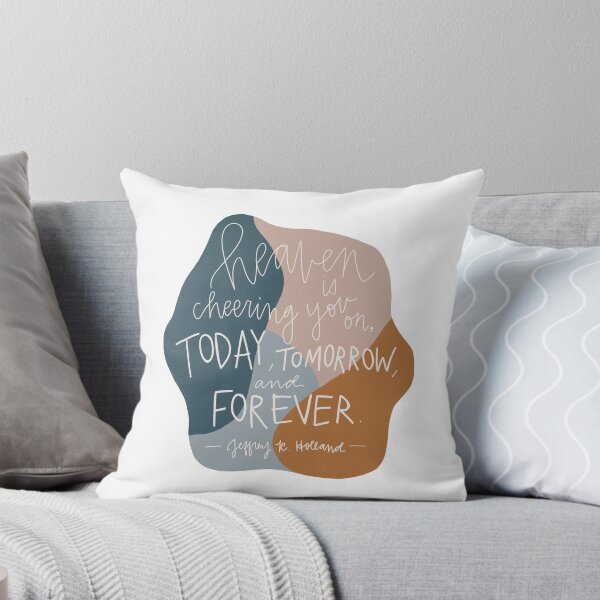 Item preview, LDS Quote Jeffrey R Holland HEAVEN IS CHEERING YOU ON designed and sold by juvenilepeace.
