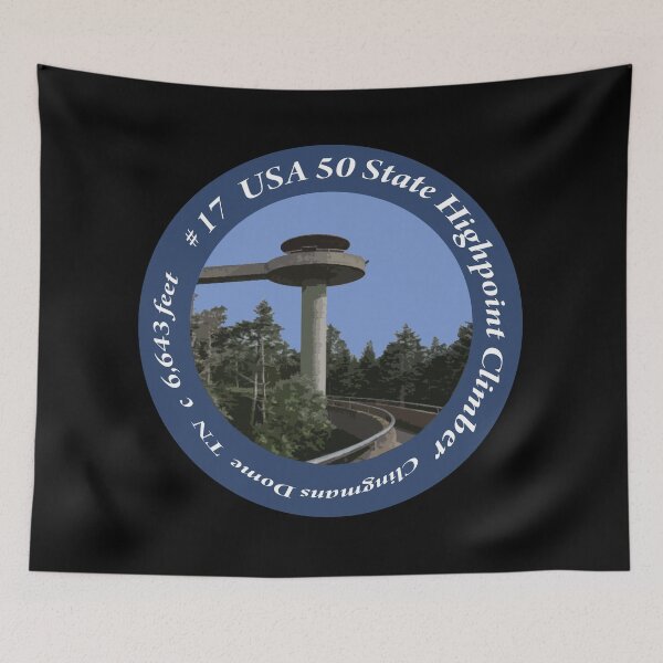Item preview, Clingmans Dome TN 17 of 50 States Highpoint Climbers  designed and sold by janraydesigns.